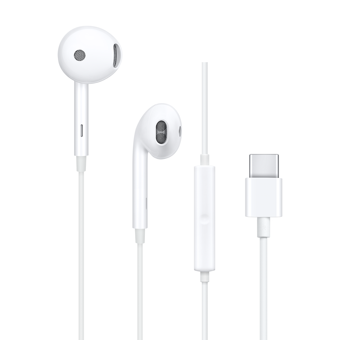OPPO 半入耳式耳机 白色Type-C接口
