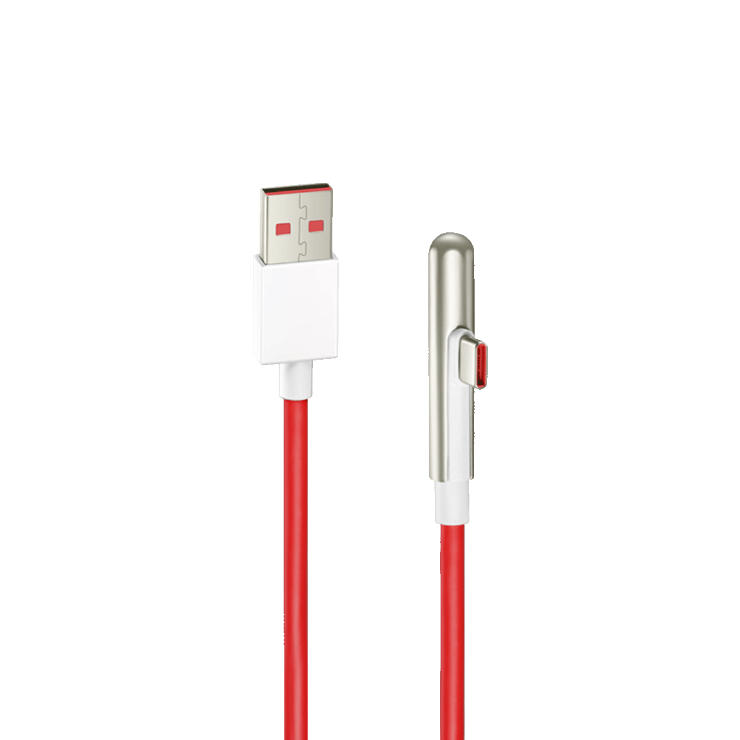 一加 USB- A to Type-C 8A 游戏弯头数据线 150cm